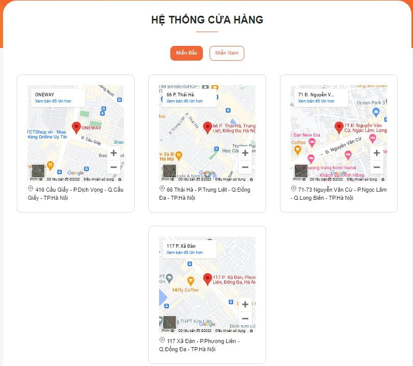 Triển khai dịch vụ bảo vệ – Hệ thống siêu thị điện thoại Oneway – KV Miền Bắc 2 Hệ thống siêu thị điện thoại ONEWAY